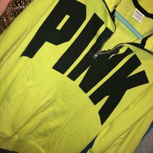 PINK HALF ZIP